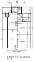 Blk 114 Ho Ching Road (Jurong West), HDB 3 Rooms #621681831